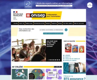 Onisep.fr(Accueil) Screenshot