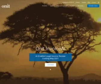 Onit.com(Onit®) Screenshot
