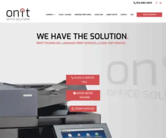 Onitoffice.com(Onit Office Solutions) Screenshot