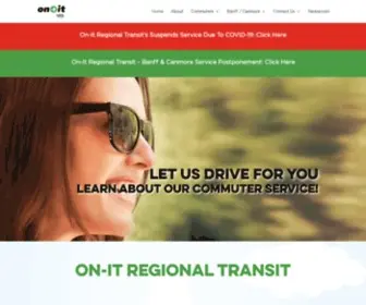 Onitregionaltransit.ca(On-It Transit) Screenshot