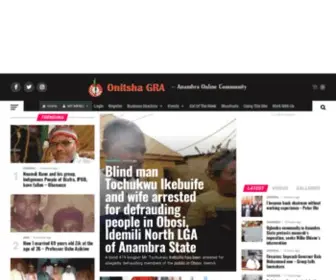 Onitshagra.com(Onitsha GRA HTMLFont size) Screenshot