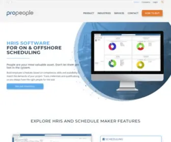 Onixpeople.com(ProPeople takes the guesswork out of managing people across multiple projects. ProPeople) Screenshot