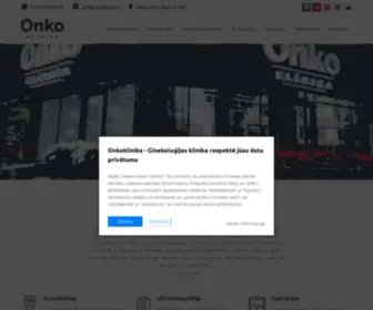 Onkoklinika.lv(Ginekoloģijas klīnika) Screenshot