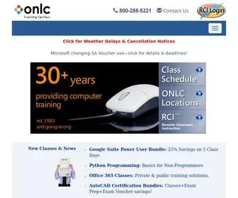 ONLC.com(Computer Classes & IT Training Courses) Screenshot