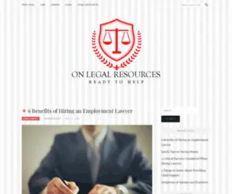 Onlegalresources.com(On Legal Resources) Screenshot