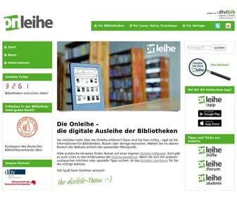 Onleihe.net(Divibib.com divibib) Screenshot