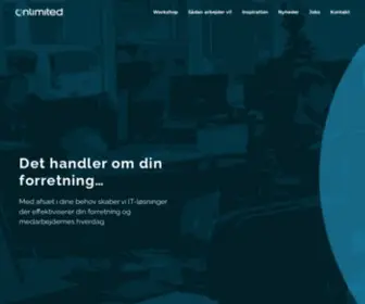 Onlimited.dk(Din forretning før IT) Screenshot