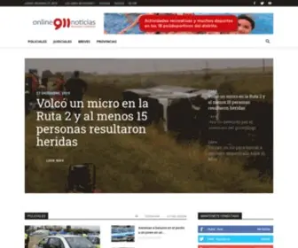 Online-911.com(Online911 sitio de noticias policiales y judiciales) Screenshot