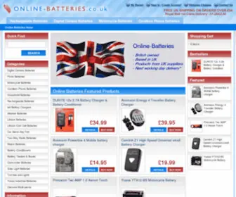 Online-Batteries.co.uk(Online Batteries) Screenshot