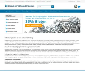 Online-Befestigungstechnik.de(Befestigungselemente sicher kaufen) Screenshot