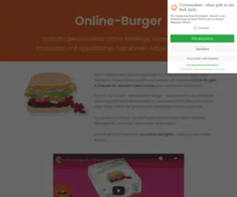 Online-Burger.com(Genussvolle Aktivierungen für Deine Online) Screenshot