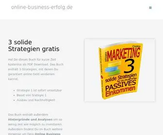 Online-Business-Erfolg.de(Online Geld verdienen) Screenshot