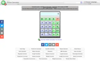 Online-Calculator.com(Online Calculator) Screenshot