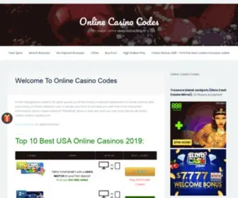 Online-Casino-Codes.com Screenshot