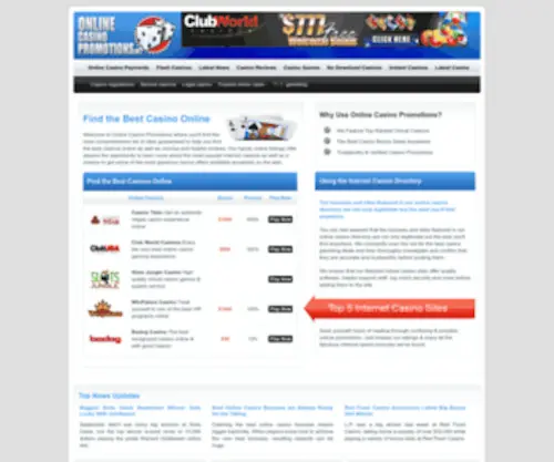 Online-Casino-Promotions.net Screenshot