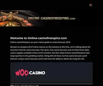 Online-Casinofreespins.com Screenshot