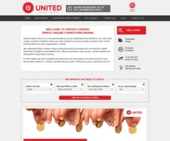 Online-Copiers.co.za(Buy Copiers &amp; Photocopiers Online) Screenshot