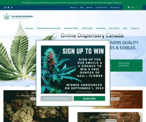 Online-Dispensary.net(Online Dispensary) Screenshot