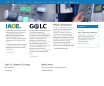Online-Engineering.org(International Association of Online Engineering (IAOE) & Global Online Consortium (GOLC)) Screenshot