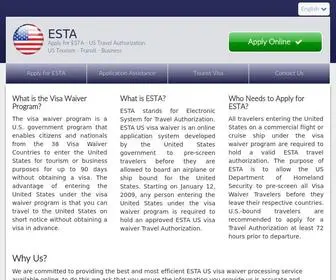 Online-Estaus.com(ESTA stands for Electronic System for Travel Authorization. ESTA) Screenshot