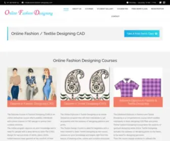 Online-Fashion-Designing.com(Online Fashion Designing Course) Screenshot