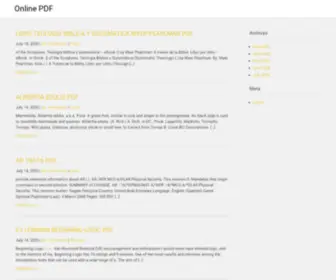 Online-Finanz.info(Private Finanzen online) Screenshot