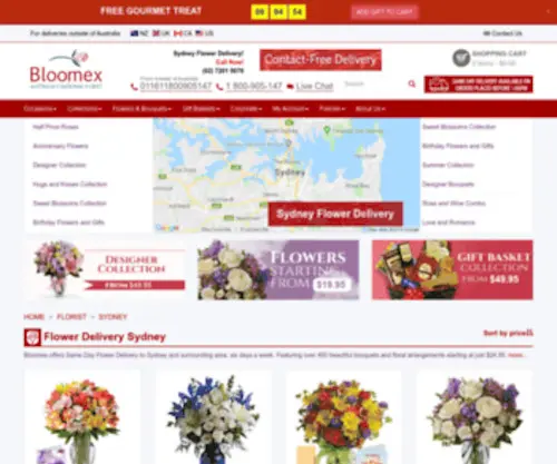 Online-Florist-SYdney.com.au(Flower Delivery Sydney) Screenshot