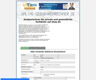 Online-Gebuehrenrechner.de(Gebühren) Screenshot