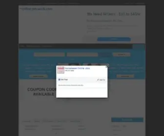 Online-Job-Work.com(Find Legitimate Online Jobs and Online Homebased Business Now) Screenshot