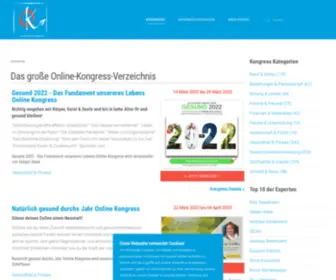 Online-Kongresse.com(Das größte Online) Screenshot