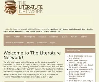 Online-Literature.com(The Literature Network) Screenshot