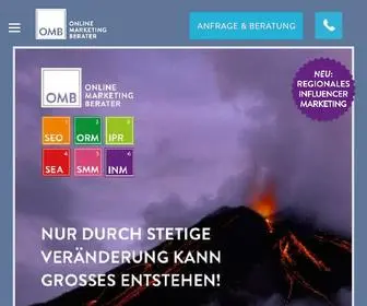 Online-Marketing-Berater.com(Die OMB AG ist Ihr starker Partner für effektive Suchmaschinenoptimierung) Screenshot