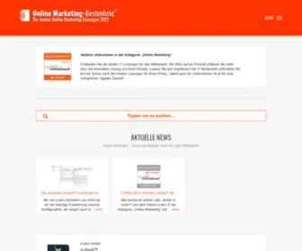 Online-Marketing-Bestenliste.de(Lösungen) Screenshot