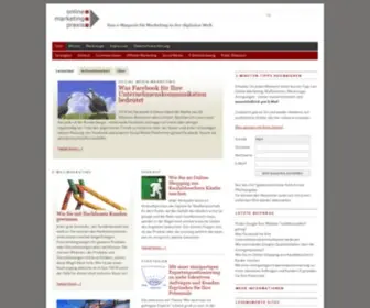 Online-Marketing-Praxis.de(Das e) Screenshot