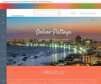 Online-Pattaya.com(Tours, taxi & transfers, visa service in Pattaya) Screenshot