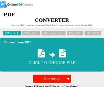 Online-PDF-Convert.com(Online PDF Convert) Screenshot