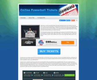 Online-Powerball-Tickets.com(Online Powerball Tickets) Screenshot