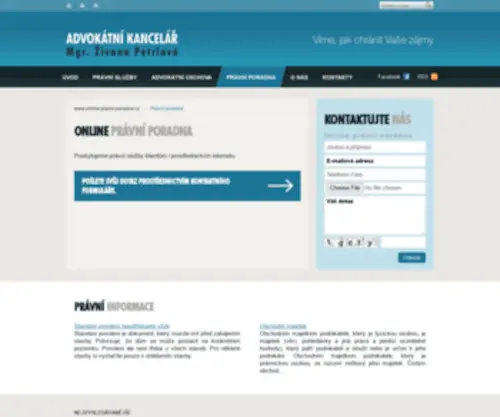 Online-Pravni-Poradna.cz(Právní poradna) Screenshot