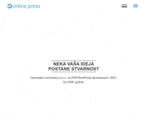 Online-Press.hr(Internetsko novinarstvo d.o.o) Screenshot