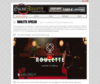 Online-Roulette.com Screenshot