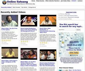 Online-Satsang.com(Satsang Videos With Mooji) Screenshot