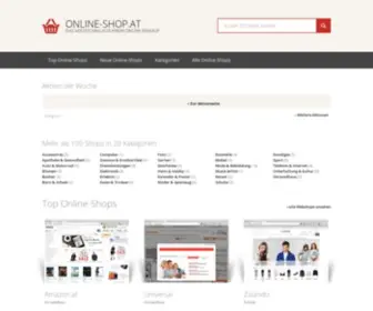 Online-Shop.at(&raquo Das Verzeichnis für Ihren Online) Screenshot