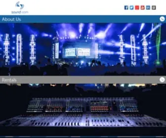 Online-Sound.com(Sound Equipment Rental Company Mumbai & Delhi India) Screenshot