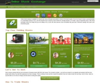 Online-Stock-Exchange.com(Online stock exchange) Screenshot