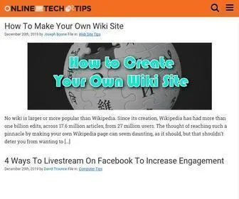 Online-Tech-Tips.com(Online Tech Tips) Screenshot