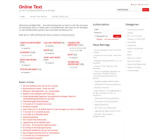 Online-Text.com(Online Text) Screenshot