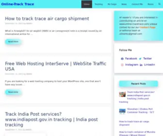 Online-Tracktrace.com(Online-Track Trace) Screenshot