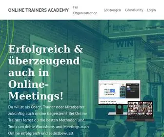 Online-Trainers.de(Digital begeistern und Menschen mitnehmen) Screenshot