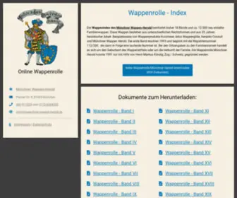 Online-Wappenrolle.de(Online Wappenrolle) Screenshot