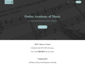 Onlineacademyofmusic.org(Onlineacademyofmusic) Screenshot